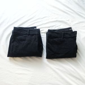 Black Old Navy Pixie Pants - Set of 2